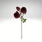 Burgundy Cabbage Rose Spray 21.5" | Artificial Silk Floral Stem-FS375705